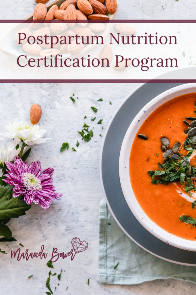 The Postpartum Nutrition Certification