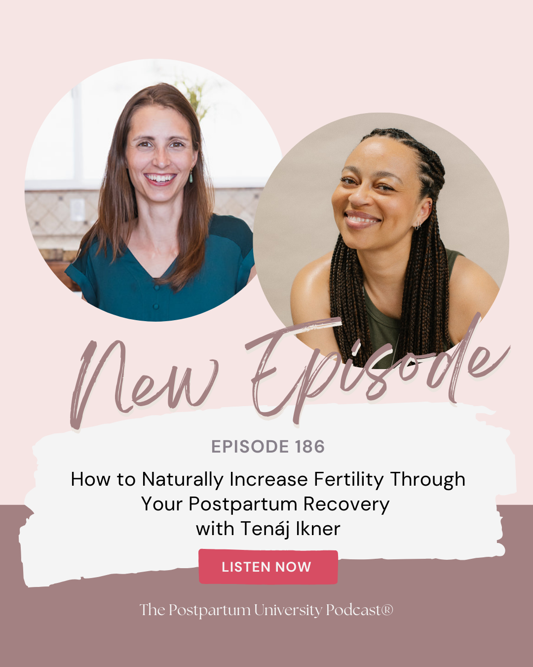 How to Naturally Increase Fertility Through Your Postpartum Recovery with Tenáj Ikner EP 186