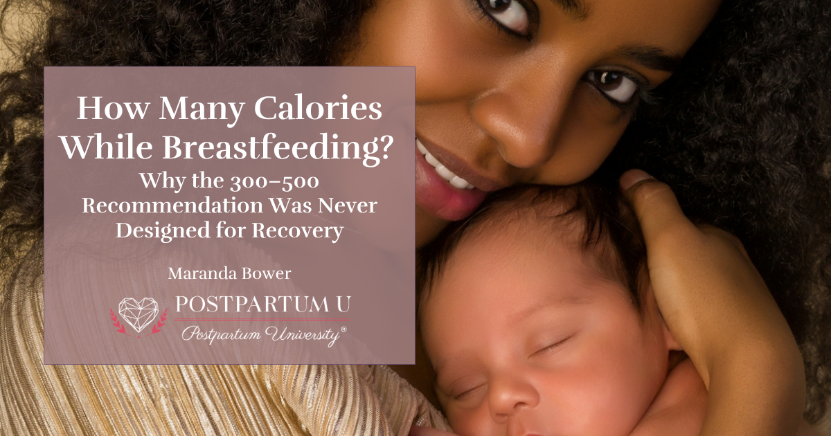 How Many Calories While Breastfeeding